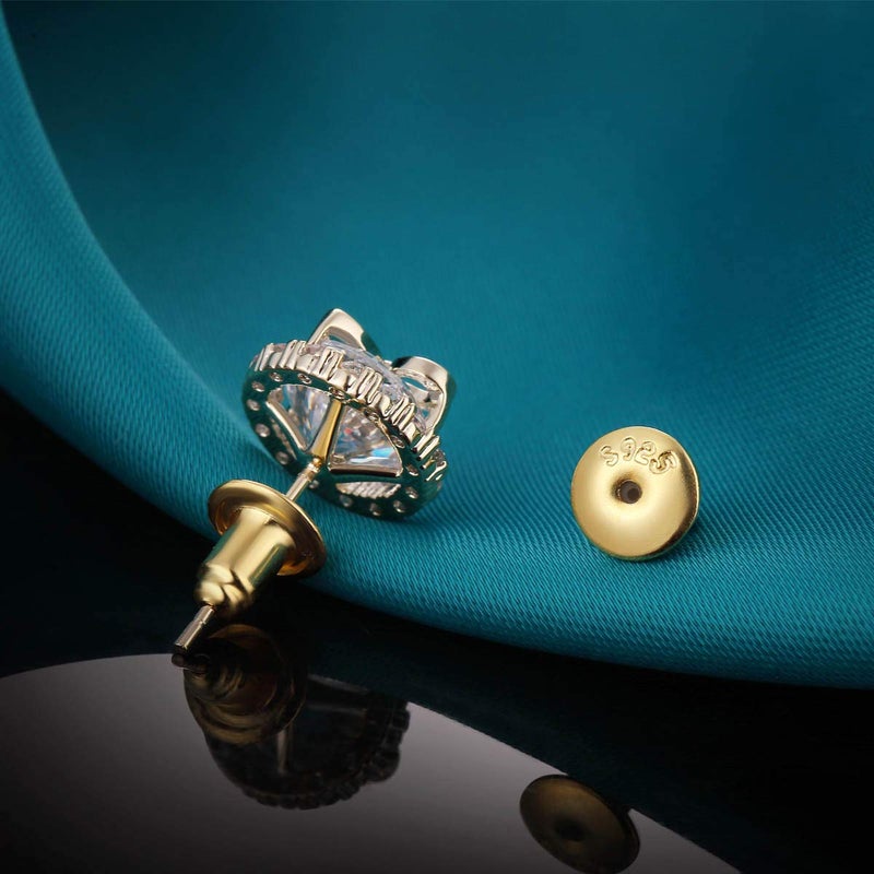 Catinee 925 Sterling Silver Earring Backs,Hypoallergenic Earring Backs Apply to Earring Back for Droopy Ears - Image 2